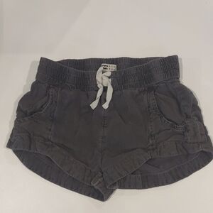 Dark Gray Casual Shorts